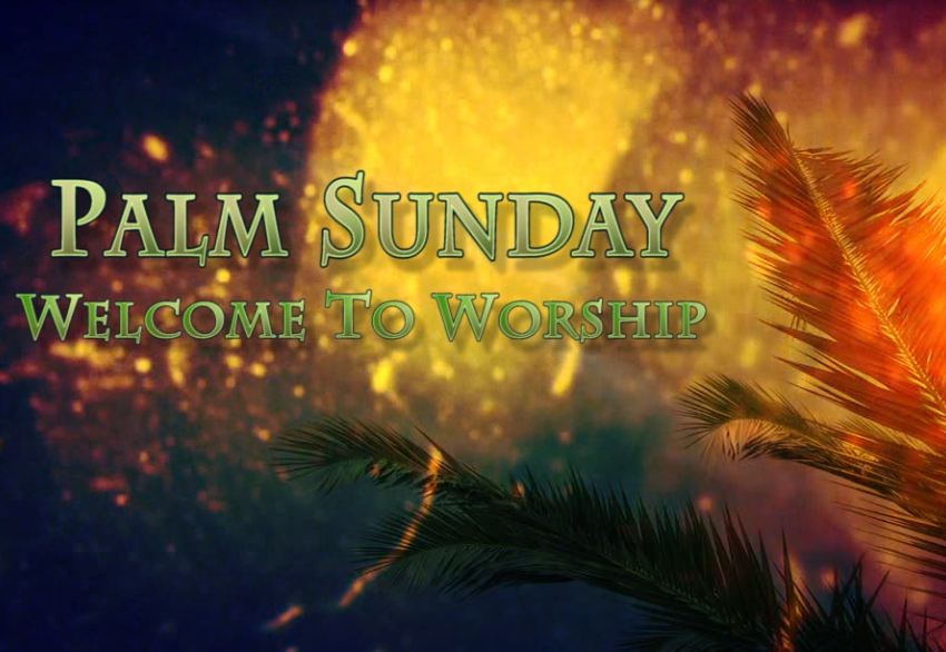 Palm Sunday Welcome To Worship Loop