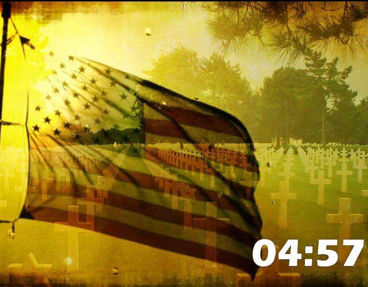 Flag Tears And Cemetery Countdown