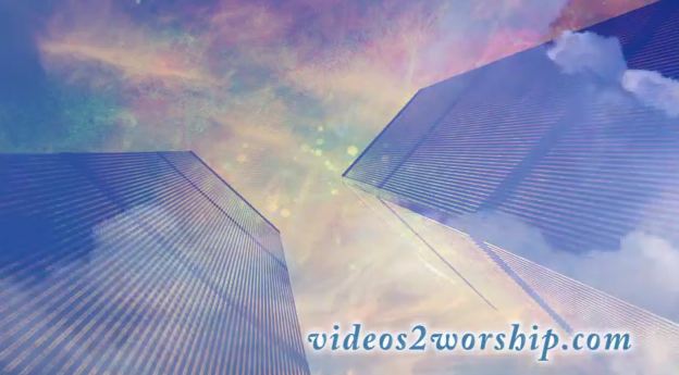 9/11 Twin Towers And Clouds Loop