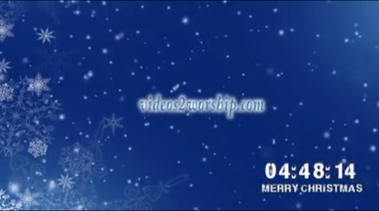 Read more about the article Winter 5 Minutes Countdown Falling Snow