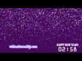 New Years Countdown And Confetti