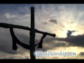 Easter Worship Cross Background
