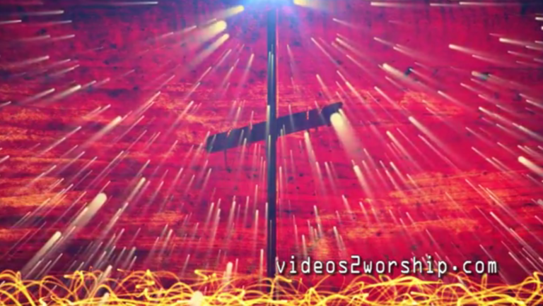 Read more about the article Free Easter Cross On Red Background