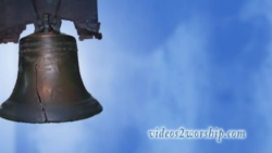 Read more about the article Liberty Bell On Blue Background