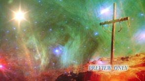 Cross And Space Worship Video Loop 