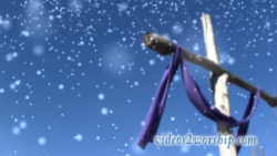 Read more about the article Cross And Snow: Winter Background