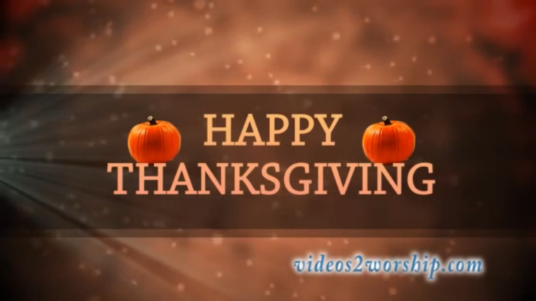 Read more about the article Happy Thanksgiving Worship Video