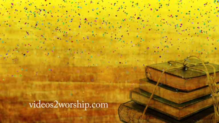 Read more about the article Graduation Motion: Falling Confetti And Books