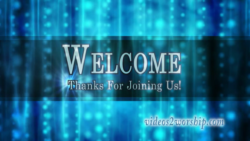 Read more about the article Blue Welcome Title Loopable Motion