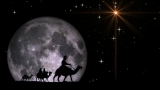 Wise Men Traveling At Night Background Loop