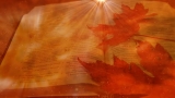 Autumn Bible And Dust Motion Loop