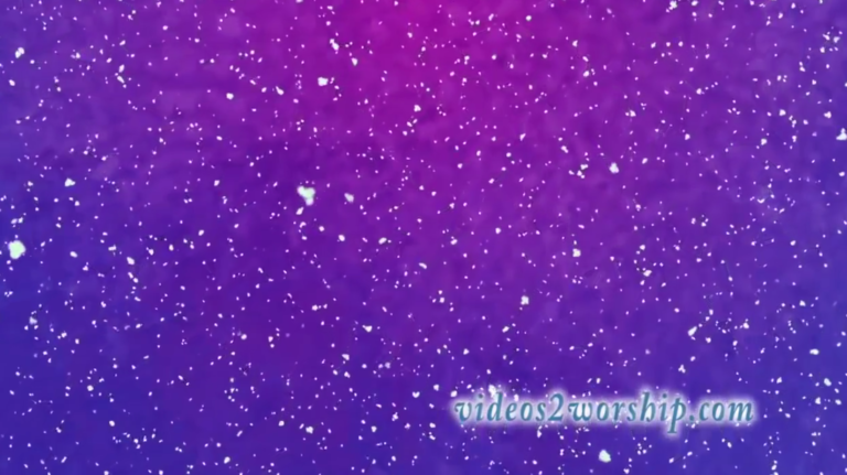 Read more about the article Falling Snow On Purple Backdrop