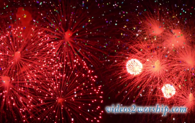 Read more about the article Fireworks And Falling Confetti Loop
