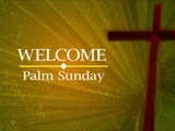 Palm Sunday Welcome Background Loop