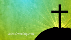 Read more about the article Single Cross On A Hill Background