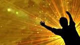 Worshiping In The Light With Lifted Hands
