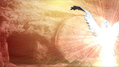 Angel And Tomb Still