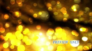 Glowing Gold Particles Video Loop