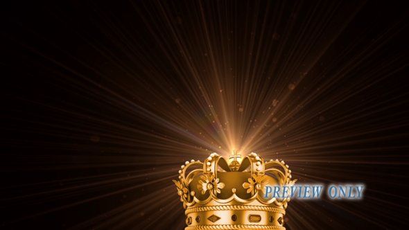 Royal Crown Motion Video Background