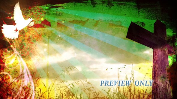 Holy Spirit Loop: Dove And Cross