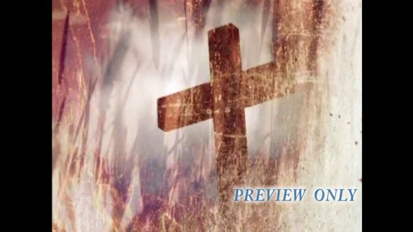 Wheat And Cross Motion Background 