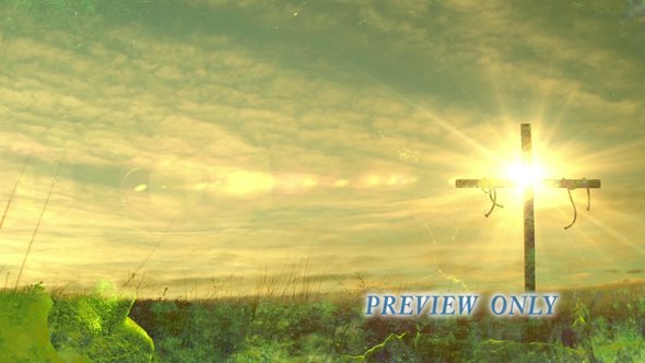 Cross And Light Rays: Background Loop