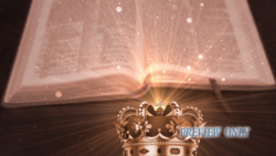 Read more about the article Bible And Royal Crown Motion Background