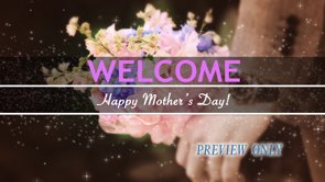 Mother's Day Welcome Title Background