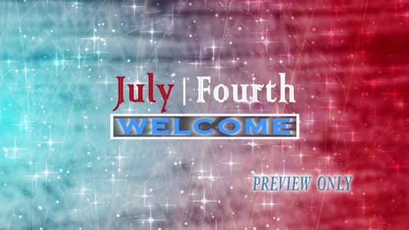 Read more about the article Fourth Of July Title Motion Video Background