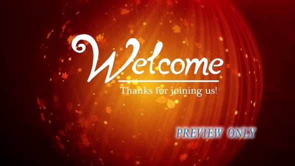 Read more about the article Autumn Falling Leaves Welcome Video