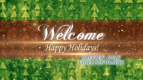 Winter Holidays And Christmas Welcome