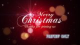 Merry Christmas Red Bokeh Motion Video