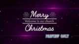 Merry Christmas Welcome Motion Video