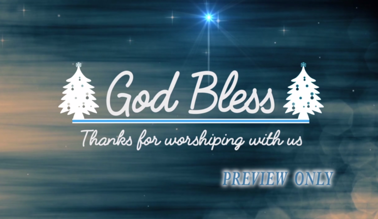 Read more about the article God Bless Christmas Closing Video Loop