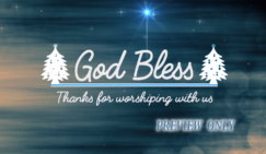 God Bless Christmas Closing Video Loop Videos2worship