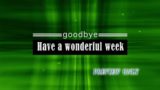 Green Goodbye Title Background Loop