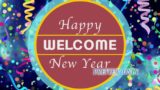 Happy New Year Welcome Background