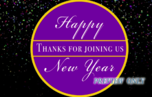 Read more about the article Happy New Year: Purple Backdrop Loop