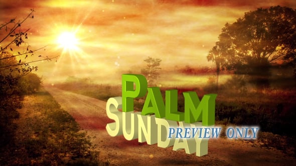 Palm Sunday 3D Title