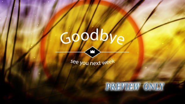 Tall Grass Goodbye Motion Background