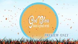 Fall Flying Leaves God Bless Graphics Motion