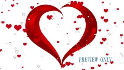 Read more about the article Large Red Heart: Valentines Day Background