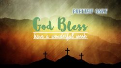 Read more about the article God Bless Three Crosses Text Background