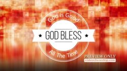 God Bless Church Media Background 