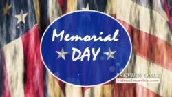 Read more about the article Memorial Day Flags And Text Motion