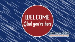 Abstract Welcome Church Media Title