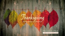 Read more about the article Still: Thanksgiving Title Image