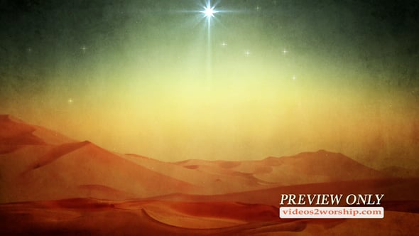 Read more about the article Bright Christmas Star Over The Desert