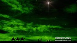 Read more about the article Free Green Christmas Nativity Background