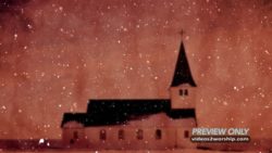 Read more about the article Christmas Church And Falling Snow Background